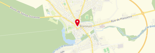 Plan la maison France services de Breteuil
