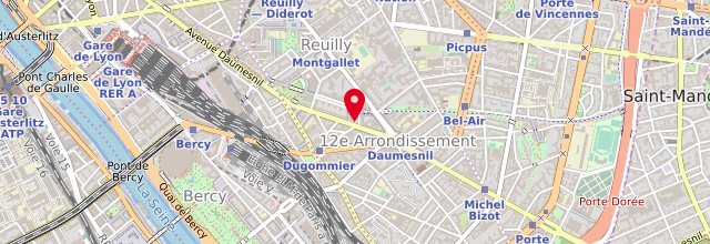 Plan la maison France services Pimms Médiation Paris 12ème - Sud-Est