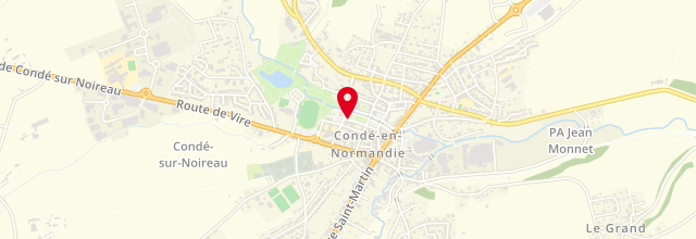 Plan la maison France Services Condé en Normandie