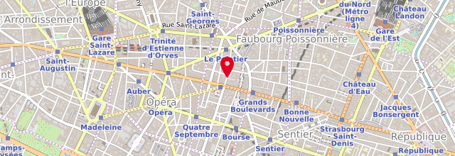 Plan de Paris - Point d'Accueil Mairie du 9ème