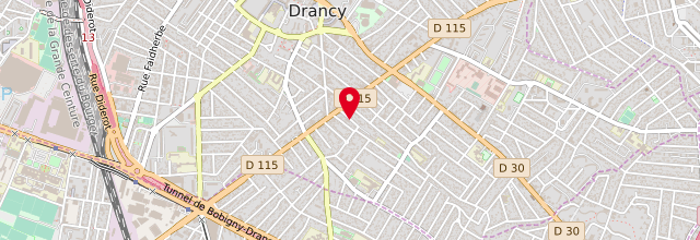 Plan la maison France Services de Drancy - quartier Avenir