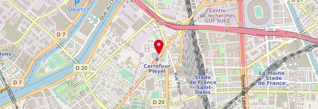 Plan l'antenne Bus France services Pimms Médiation de Saint Denis