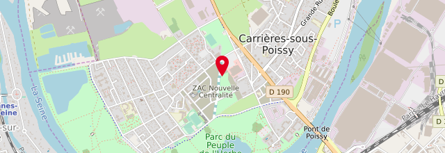 Plan la maison France services de Carrières-sous-Poissy