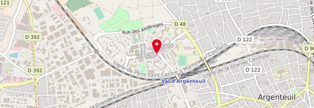 Plan la maison France services d'Argenteuil - Maison de quartier Val d'Argent Nord