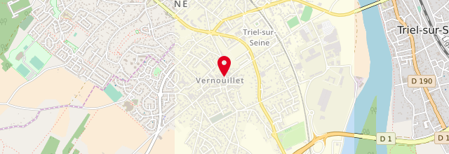 Plan la maison France services de Vernouillet