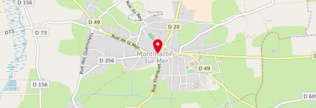 Plan la maison France services la Poste de Montmartin-sur-Mer