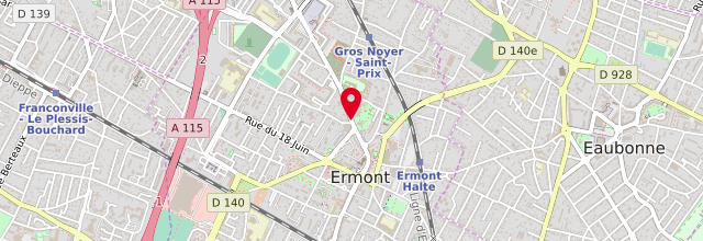 Plan la maison France services d'Ermont - Maison communale des solidarités Jacques Berthod