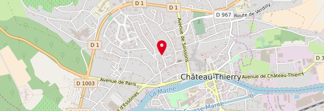 Plan de Agence CPAM de Château-Thierry