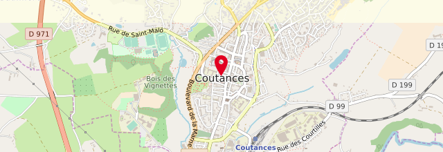Plan l'antenne Bus France services de Coutances Mer et Bocage