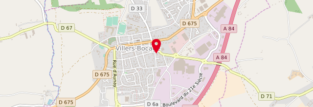 Plan la maison France services de Villers Bocage