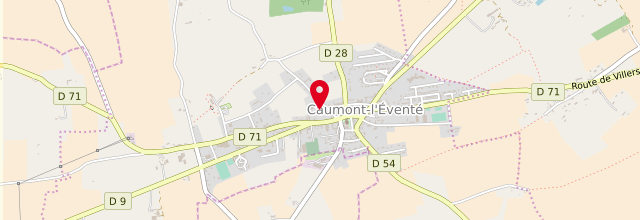 Plan la maison France services Caumont sur Aure
