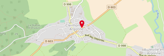 Plan la maison France Services Clermont en Argonne