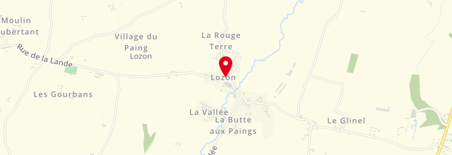 Plan la maison France services de Marigny-le-Lozon