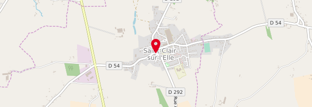 Plan la maison France services de Saint-Clair-sur-l’Elle