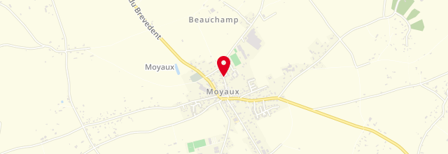 Plan la maison France services de Moyaux