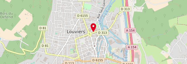 Plan de Agence CPAM de Louviers