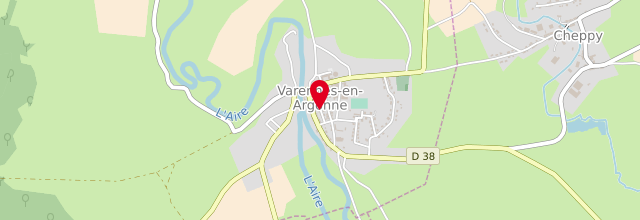Plan la maison France services la Poste de Varennes-en-Argonne