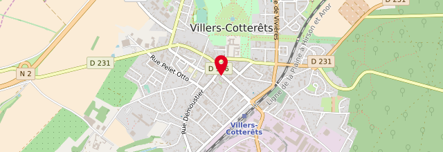 Plan la maison France services de Villers-Cotterêts