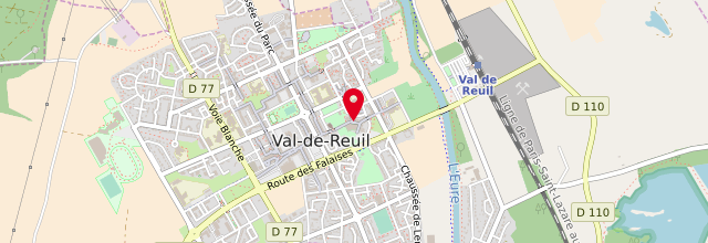 Plan la maison France Services CCAS de Val-de-Reuil