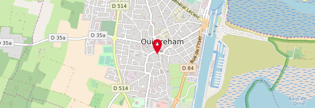 Plan la maison France services de Ouistreham
