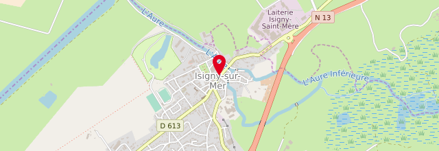 Plan la maison France services d'Isigny-sur-Mer