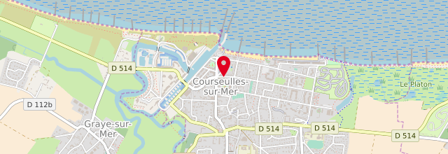 Plan la maison France services de Courseulles-sur-Mer