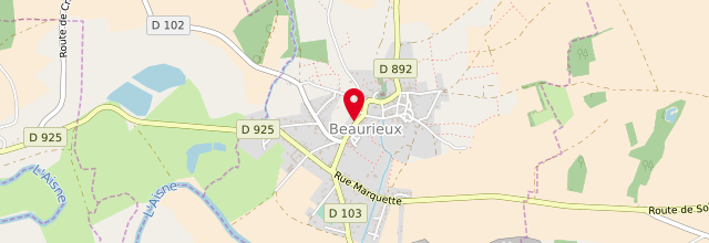 Plan la maison France services de Beaurieux