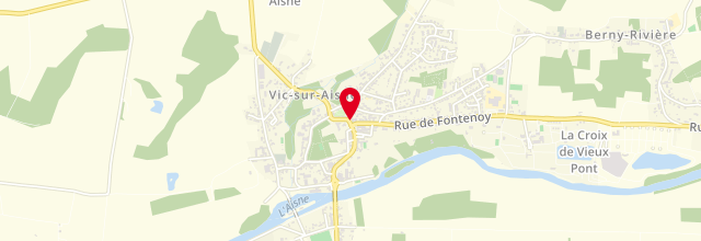 Plan la maison France services de Vic-sur-Aisne