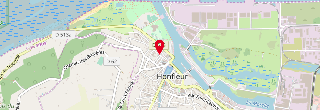 Plan la maison France services de Honfleur