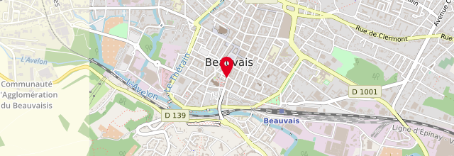 Plan la maison France services de Beauvais - Malherbe