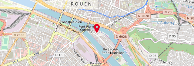 Plan la maison France services Espaces numériques mobiles de Normandie - Antenne de Rouen