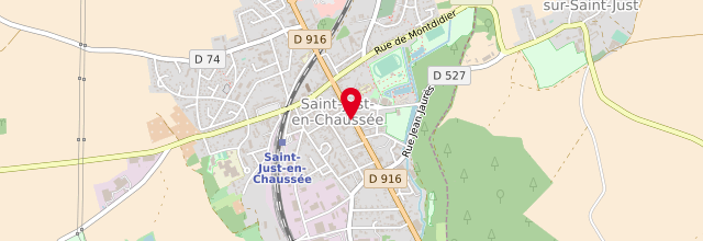 Plan la maison France Services Saint-Just en Chaussée