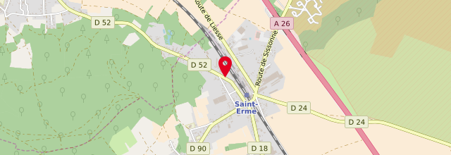 Plan la maison France Services Saint-Erme