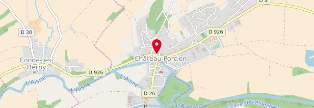 Plan la maison France services Château Porcien