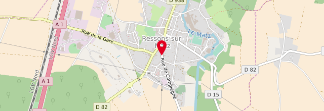 Plan la maison France Services de Ressons-sur-Matz