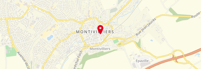 Plan la maison France services de Montivilliers