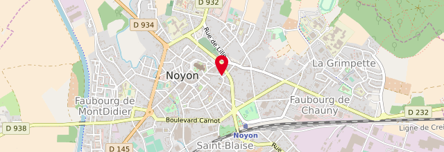 Plan la maison France services de Noyon