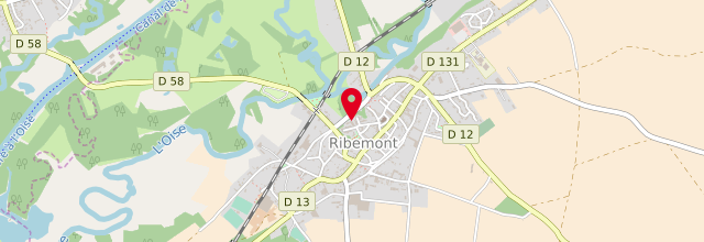 Plan la maison France services de Ribemont