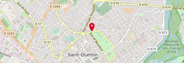 Plan de Agence CPAM de Saint-Quentin