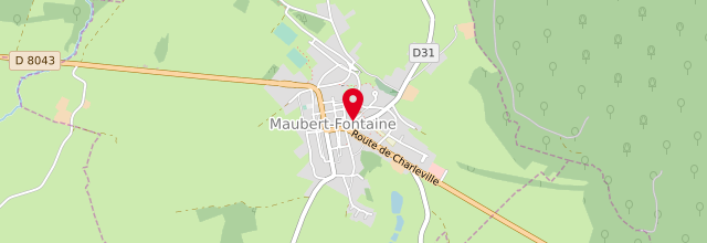 Plan la maison France services la Poste de Maubert-Fontaine