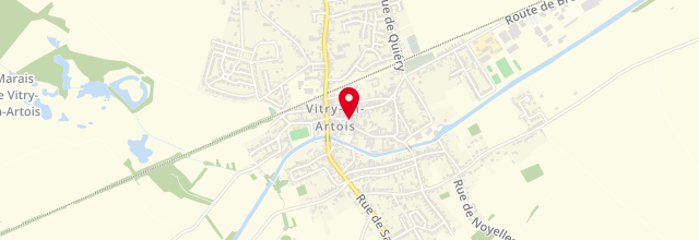 Plan la maison France services la Poste de Vitry-en-Artois